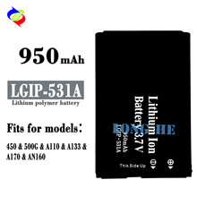 适用于LG 手机电池450/500G/A110 电芯LGIP-531A耐用电板批发现货