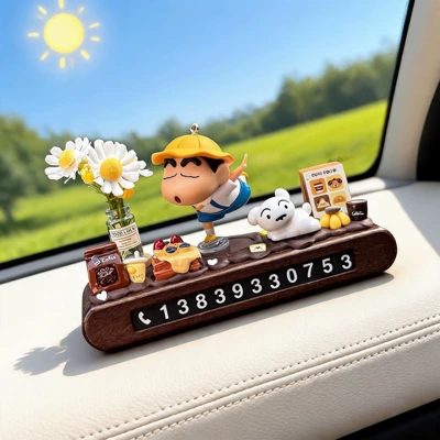 Crayon Shin-Chan Temporary Parking Number: Nömrəli dayanma kartı