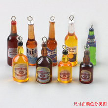 韩国新款树脂仿真红酒瓶洋酒瓶饮料瓶小挂件DIY饰品配件手工材料