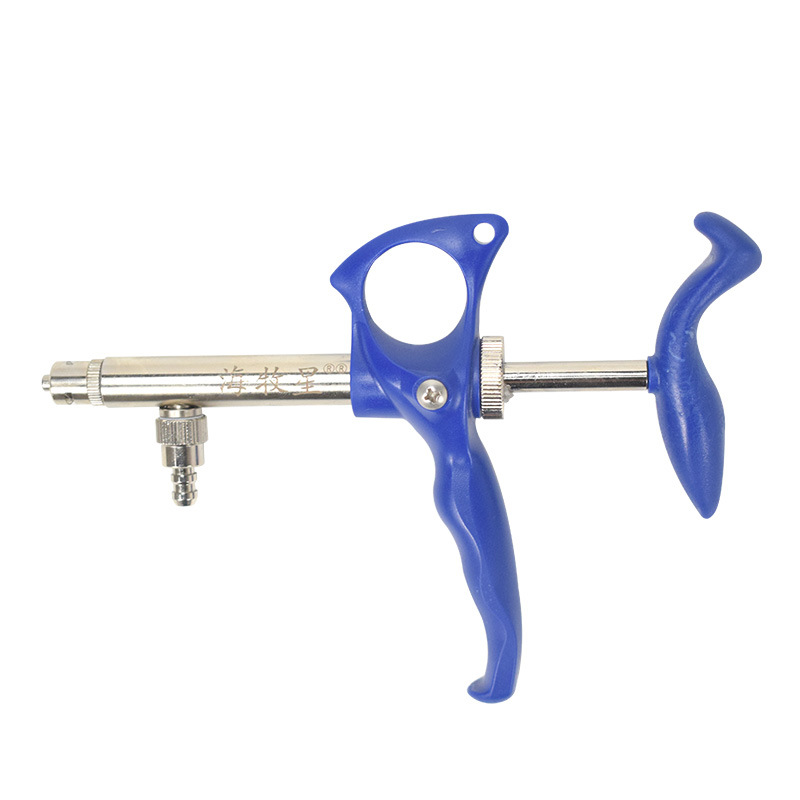 inyector de vacuna continua ajustable automático para peces de mar, pistola de vacuna continua 1ml 2ml para animales