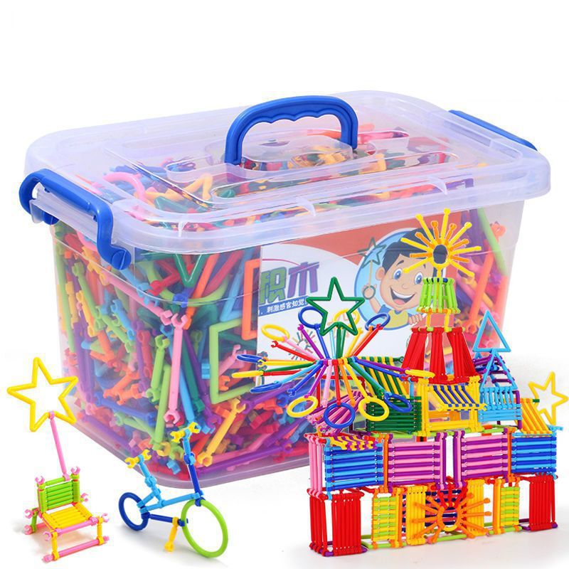 Smart Stick Building Blocks Toy Children's Educational Magic Stick Spelling Illustration Boys Girls Kindergarten Baby Intelligence Development