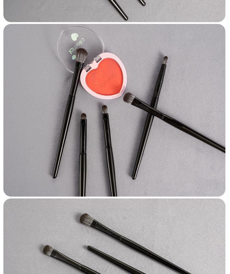 Cangzhou soft-bristled brushed eyeshadow brush 6-piece set, eye makeup, smudging, eyeliner, eye details, small makeup brush undefined