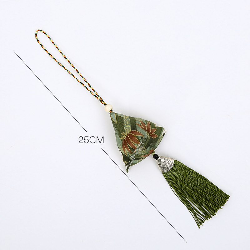 Festival del Bote del Dragón Albóndigas de arroz de colores Colgante de bolsitas de ajenjo Nuevo bolso de la suerte chino Paquete de material de bricolaje hecho a mano Colgante de ramo de ajenjo