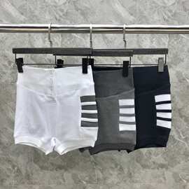工厂直营TB女款华夫格热裤夏季新款紧身包臀潮流时尚休闲百搭热裤