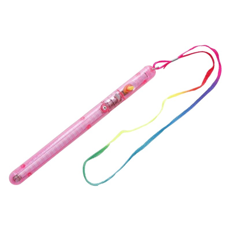 Colorido intermitente palo con cuerda LED luminoso colorido fluorescente palo noche mercado puesto Venta caliente juguetes luminosos al por mayor