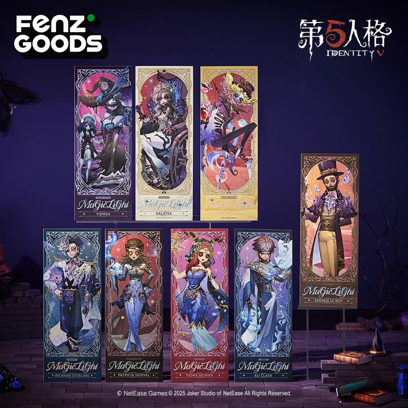 正規品 第五人格 マジックファントムシリーズ バッジ 透明カード ブラインドボックス 偽ポラロイド アクリル色紙|undefined