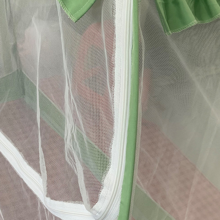 蚊帐家用免安装蒙古包防摔儿童方便拆洗加密加厚支架防尘顶围栏