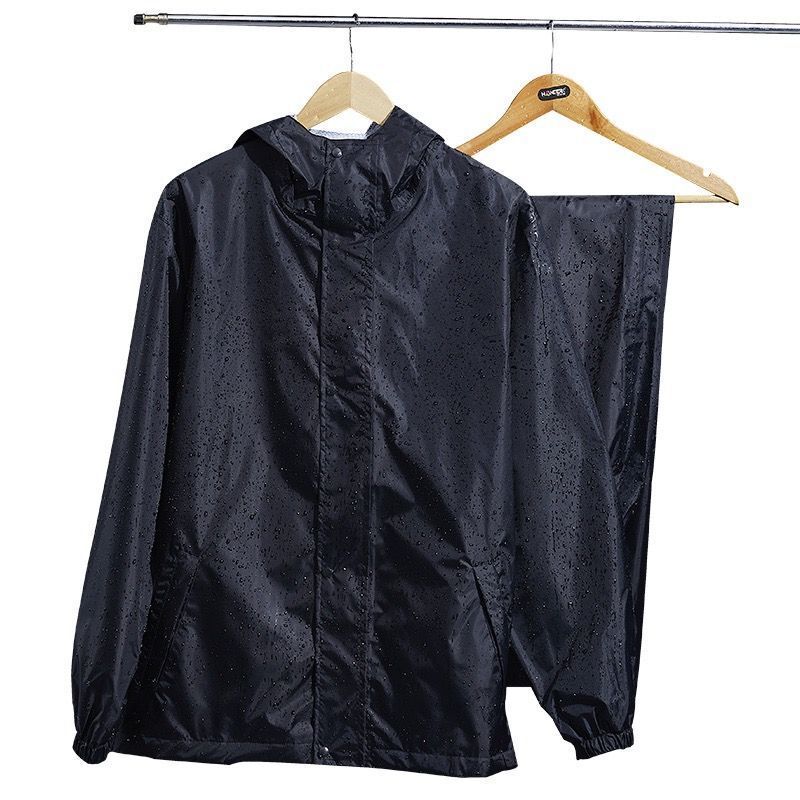 Ultra-thin raincoat, ultra-light raincoat and rain pants two-piece set, short style, unisex, waterproof and rainproof clothing for motorcycle riding Ultra-thin raincoat, ultra-light raincoat and rain pants two-piece set, short style, unisex, waterproof and rainproof clothing for motorcycle riding