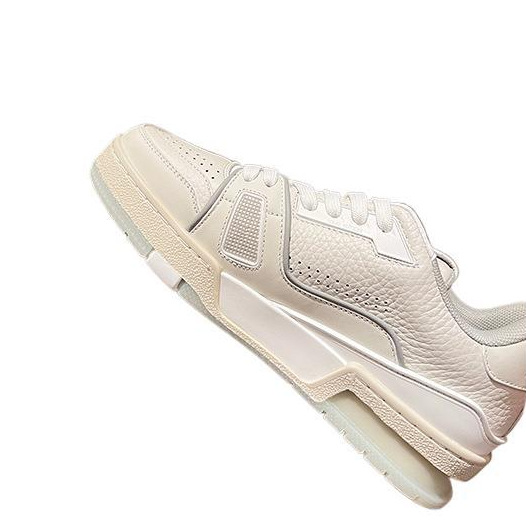 White leather universal white sneakers platform for men and women, genuine leather