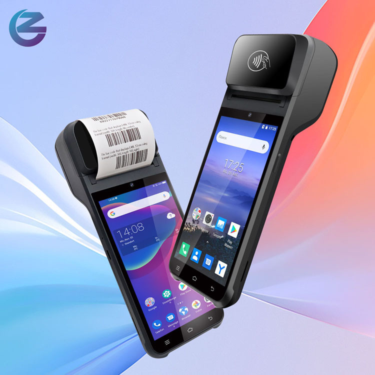 Caja de conveniencia escanear códigos todo en uno caja registradora inteligente portátil Android POS sistema de caja registradora inteligente de cantina