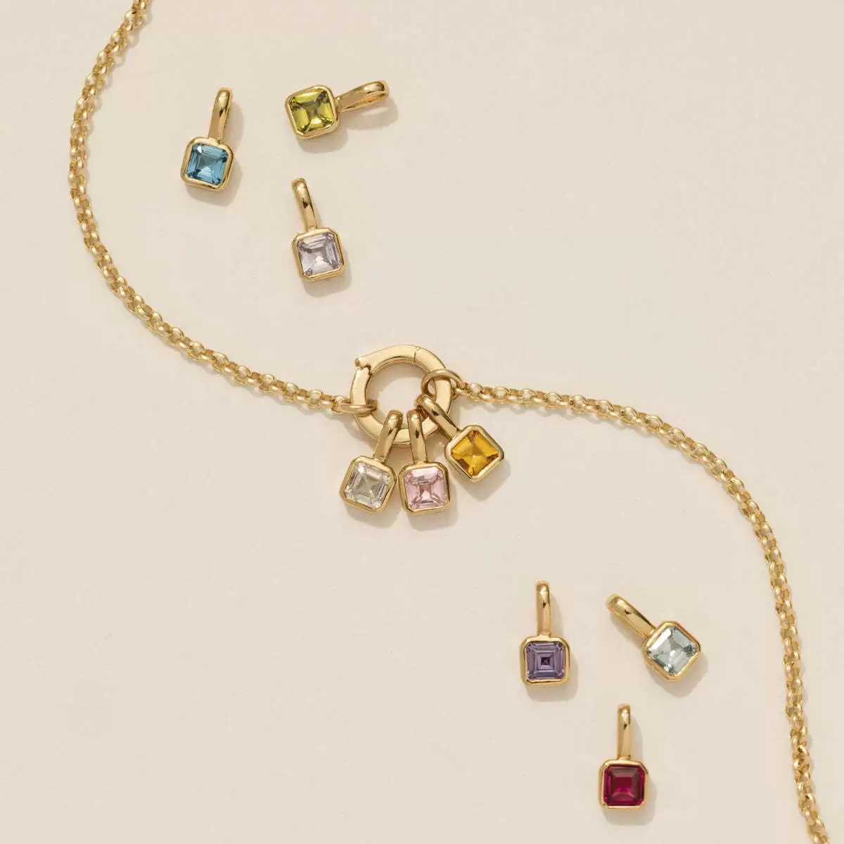 Pendant, accessories, necklace with zircon, European style, DIY