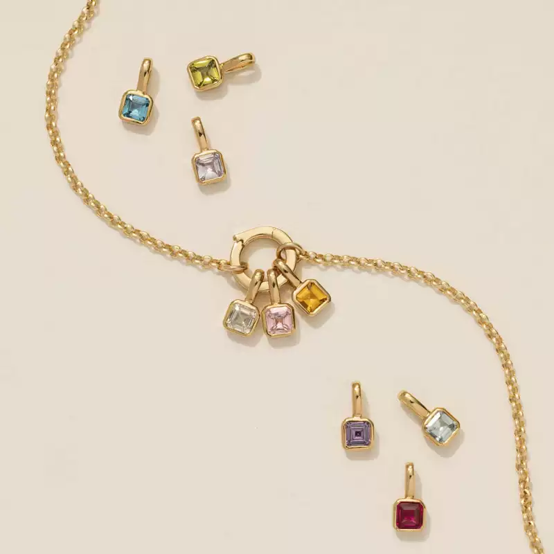 Pendant, accessories, necklace with zircon, European style, DIY