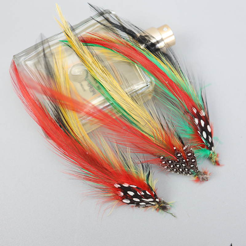 Plumas rojas al por mayor boda jardín de infantes diy plumas hechas a mano pieles de pavo pendientes de plumas de ganso accesorios accesorios de ropa image 50