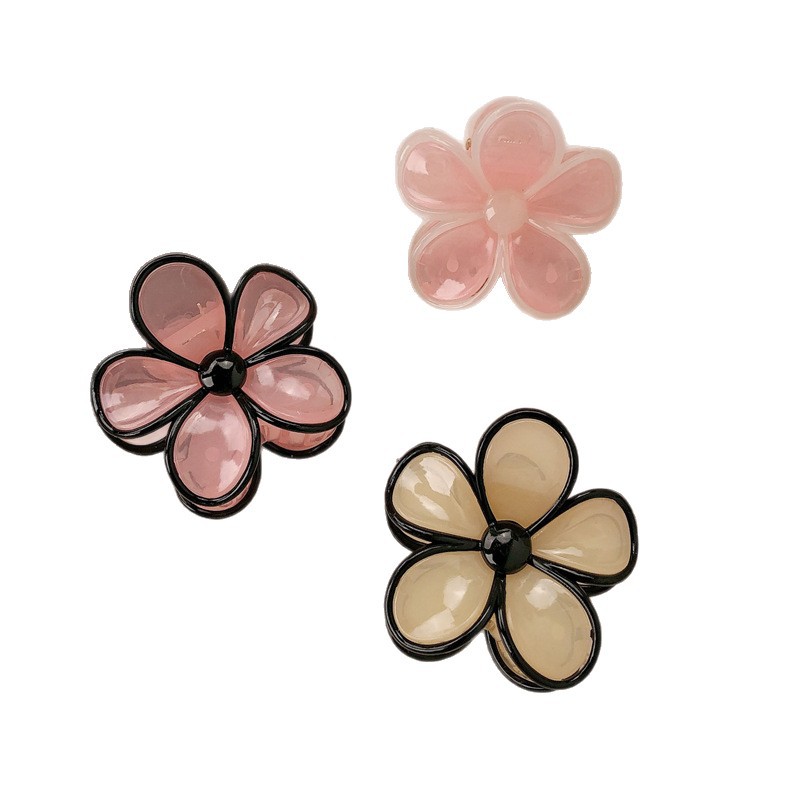 Advanced Sense Small Flower Agarre Female Cream Jelly Colisión Horquilla Horquilla Horquilla Tocado en la parte posterior de la cabeza