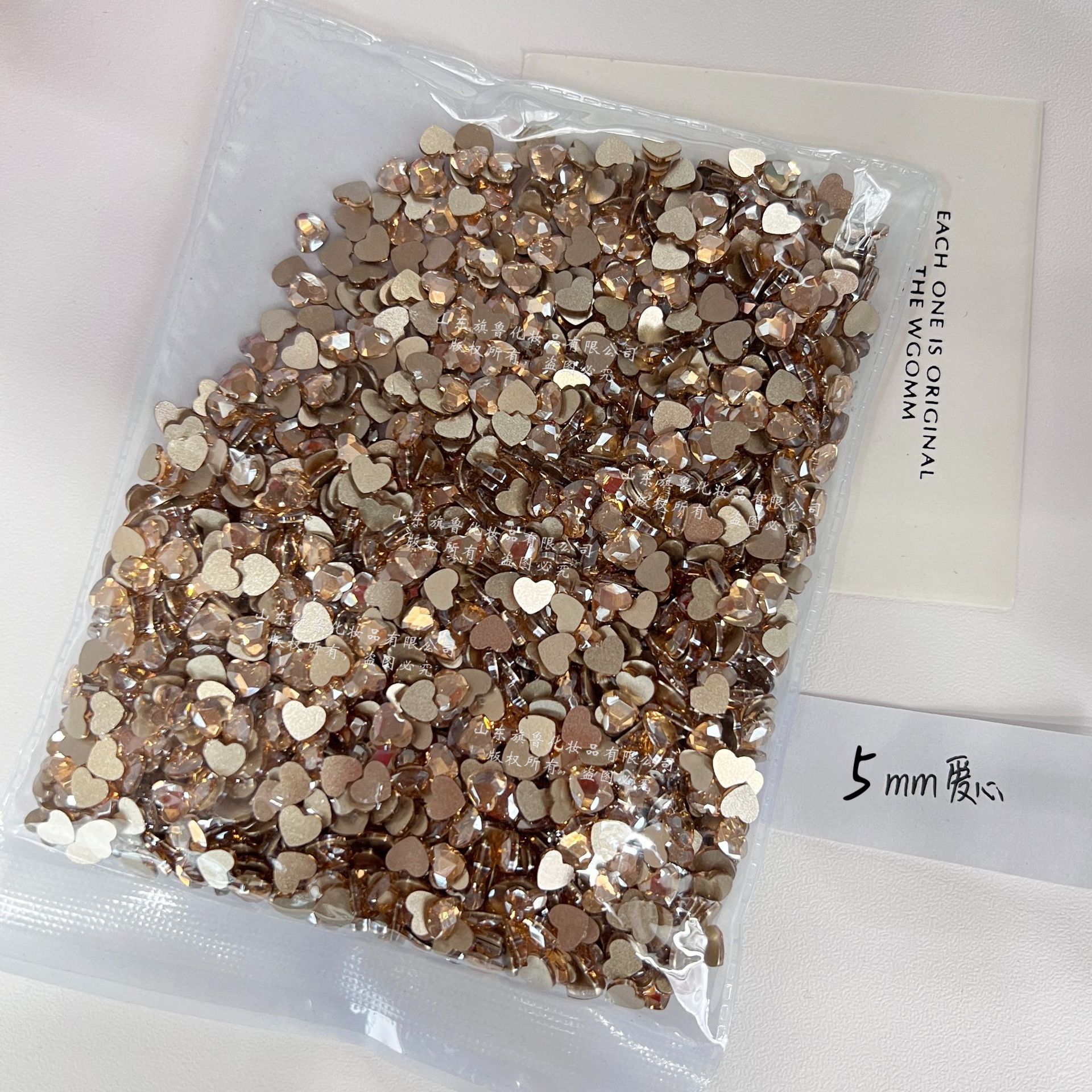 샴페인 [러브] 5*5mm