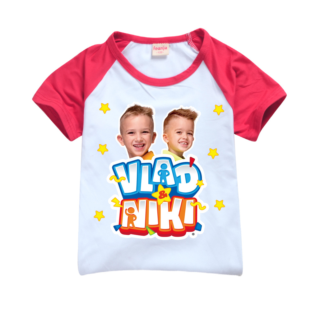 Jungen Sommer Vlad Niki Sets Kurzarm T-Shirt Shorts 2 Stück Anzug Casual Sportswear Kinder kleidung Trainings anzug für Teenager Mädchen – Detail 18