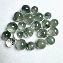 天然巴西绿幽灵散珠单珠水晶配件星光聚宝盆千层金字塔可打孔手链