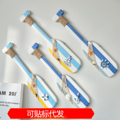 国境を越えた海洋風木製装飾パドル工芸品家具地中海風家庭壁掛け装飾パルプ