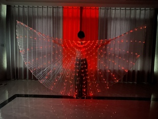 LED luminous dance wings performance cloak performance clothing 300 lights