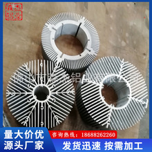 厂家开模定制大功率太阳花散热器 led工矿灯铝合金型材散热器片