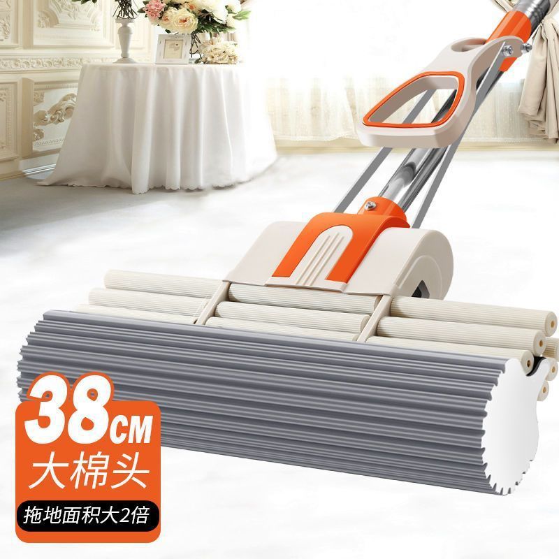 手洗い可能なコロイドモップ、スポンジモップ、吸水ローラーモップ、家庭用絞りモップ、スポンジ吸水モップ|undefined