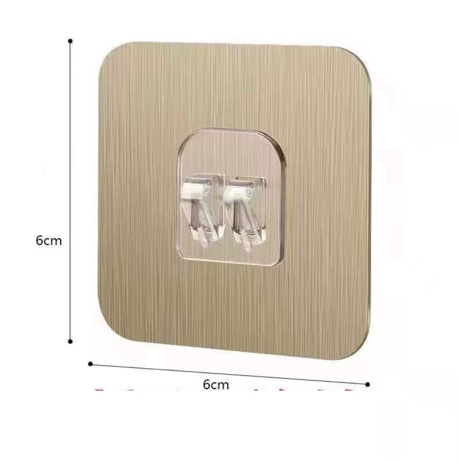 Gancho adhesivo fuerte pegado en la pared del baño sin clavos de la puerta detrás del gancho de cocina pegado en el gancho adhesivo sin agujeros