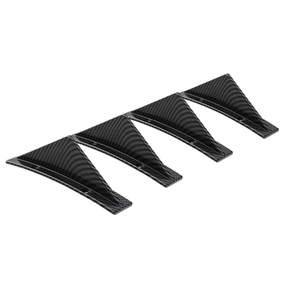 Spoiler black carbon fiber rear - carbon-fiber-surface-one-set