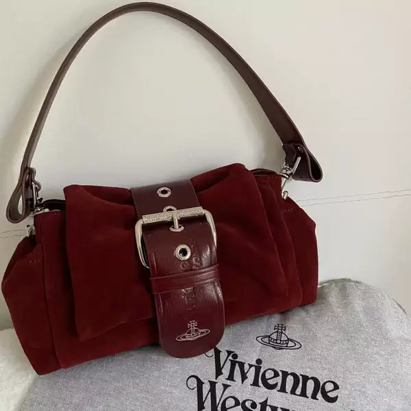 New Style Empress Dowager Underarm Bag Hazel Bag Bowknot Underarm Bag Single Shoulder Crossbody Bag Same Style as on Xiaohongshu