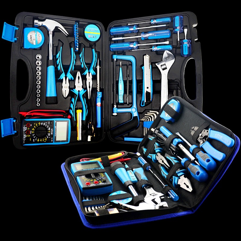 Shangjiang 家庭用ツールセット手動電気ツールボックスマルチメーター電気製品ハードウェア修理学生教育セット|undefined