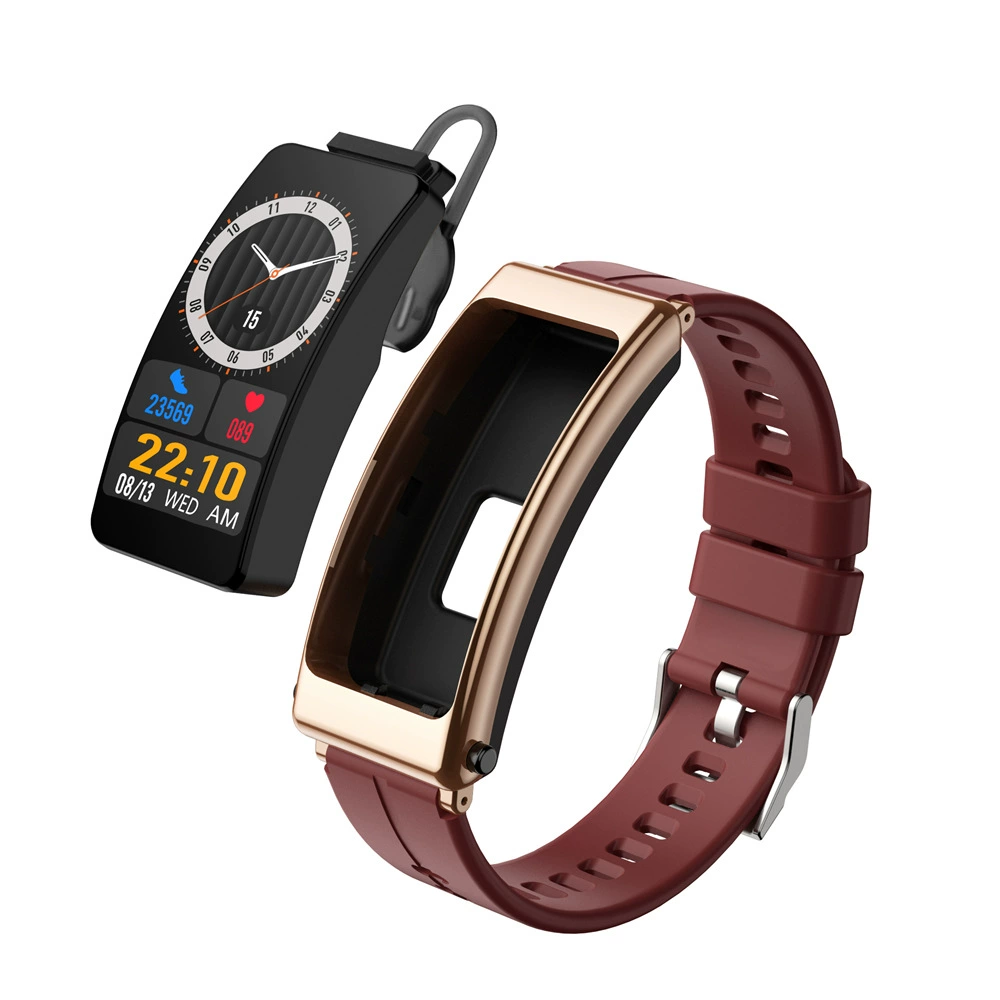 Умный браслет, наушники, часы, bluetooth, 2 в 1
