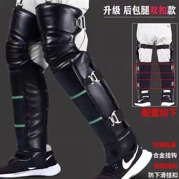 Winter Knee Pads Motorcycle Knee Pads Electric Bicycle Ride Men's and Women's Leg Pads Windshield Cold-proof Outer Wear Thickened Warm Riding