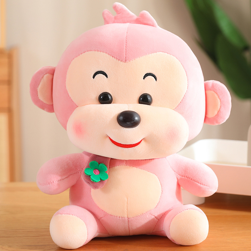 Monos muñecos bufandas monos juguetes de peluche muñecas para niños muñecas de compañía de regalos de exhibición muñecas de animales al por mayor
