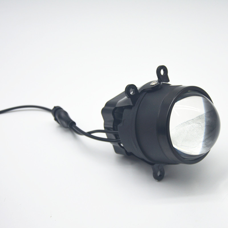 Lámpara de niebla LED directa de doble lente de luz de doble color monocromático de niebla de lejos y cerca de doble luz actualización no destructiva