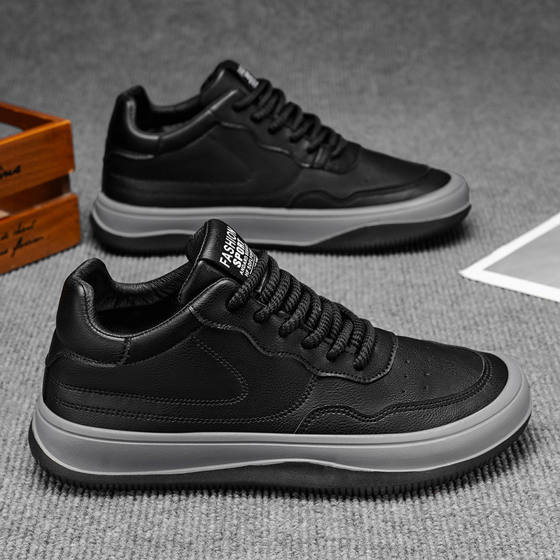 2026 primavera nuevo estilo simple con suela suave ligera antideslizante zapatos casuales de hombre moda deportivo de moda universal skate image 7