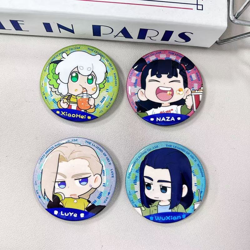 Black War 2 Movie Peripheral Acrylic Keychain 58mm Badge High-Value Commemorative Collection