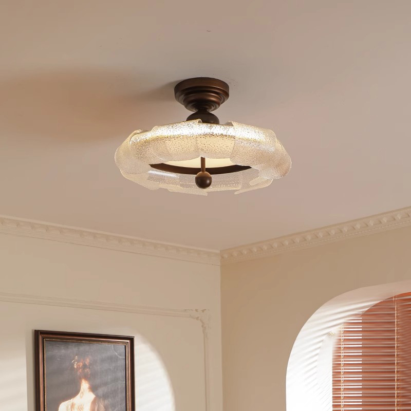 lámpara de techo del dormitorio estilo antiguo americano retro lámparas de dormitorio principal simple atmósfera diseñador de estilo francés iluminación de estudio