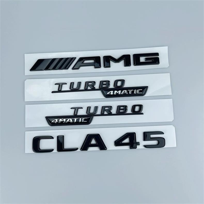 CLA black label Mercedes-Benz CLA modified black tail emblem CLA35 CLA200 CLA260 CLA45 car emblem blacked out