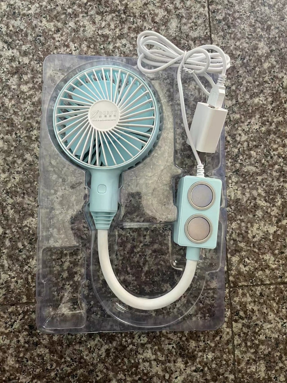 糯玉米汽车缝纫机USB风扇机械专用可拆洗双磁铁大风力三档可调