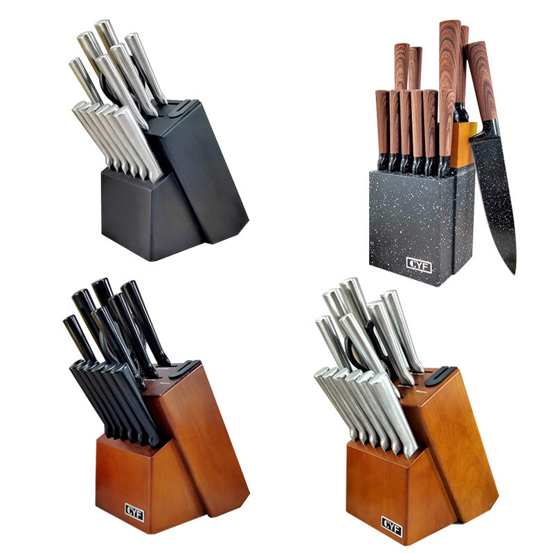 Cuchillo de cocina de acero inoxidable de mango recto conjunto de cuchillos de regalo casero cuchillo de cocina cuchillo de carne cuchillo de frutas