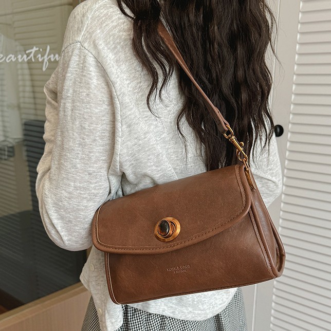 Busta transfrontaliera alla moda da donna, versatile e alla moda, adatta per il pendolarismo, borsa a tracolla, europea e_voghion.com