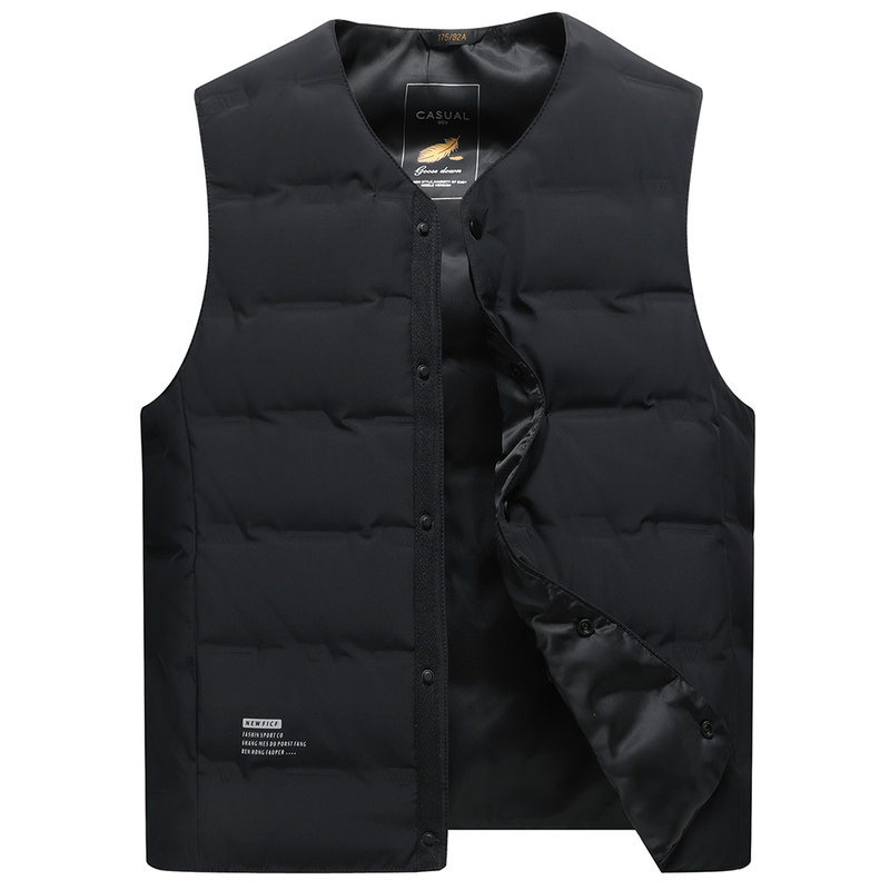 Uomo 90 velluto 2024 autunno e inverno nuovo stile, gilet caldo casual da uomo di mezza età, piumino_voghion.com