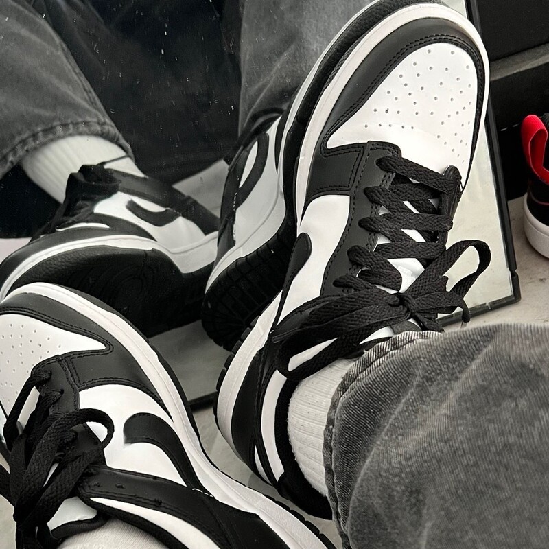 Cross-Border Pure Original Putian Shoes Dunk Low Black and White Panda Low-Top Sneakers Brown and White Men's Shoes Women's Shoes Casual Sports Shoes Cross-Border Pure Original Putian Shoes Dunk Low Black and White Panda Low-Top Sneakers Brown and White Men's Shoes Women's Shoes Casual Sports Shoes