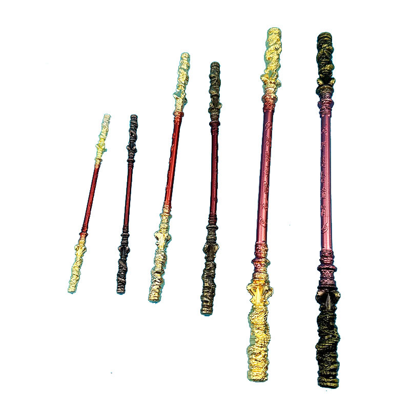 (2개) 신화의 원숭이 왕 게임 주변 장난감 및 인형은 황금빛 후프 풀 메탈 공예 장신구 액세서리의 운명을 직접 맞힙니다.