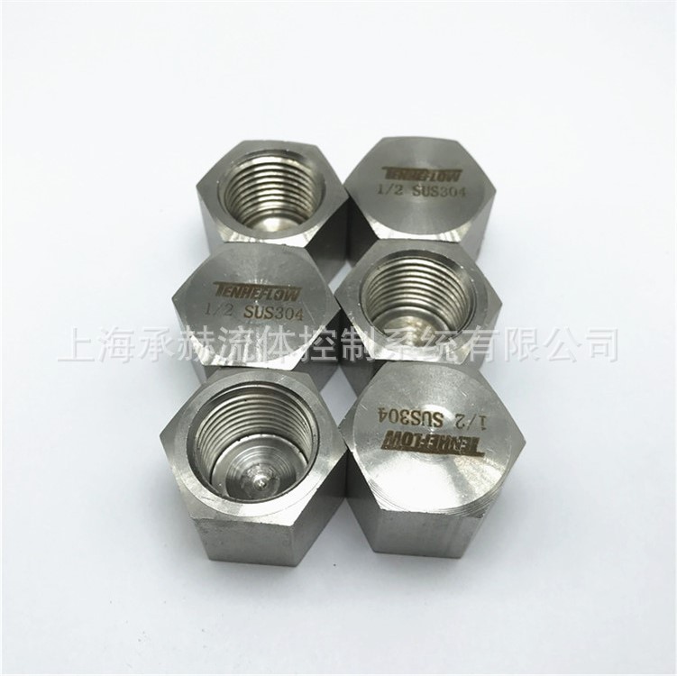 TENHEFLOW 316不锈钢卡套直通式插管接头变径英制直通 C0406