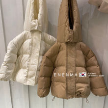 儿童羽绒棉棉服韩国代购童装冬季女童轻薄男童中短款宝宝连帽外套