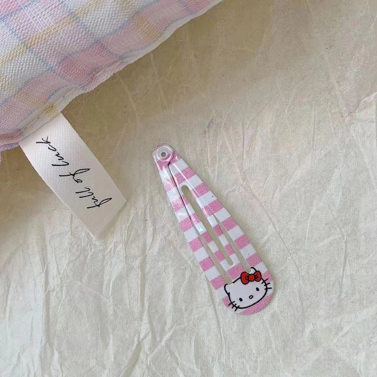 Clipper de pelo lindo gato KTbb japonés dulce estudiante chica Liuhe clipper de dibujos animados universal tocado de mujer un yuan