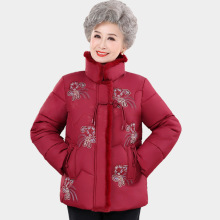 景怀奶奶冬装2025新款国风加厚棉服外套中老年妈妈冬气质保暖棉衣