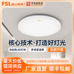 Fsl仏山照明led現代シンプル照明器具円形廊下バルコニー工事内装イルミネーション天井灯