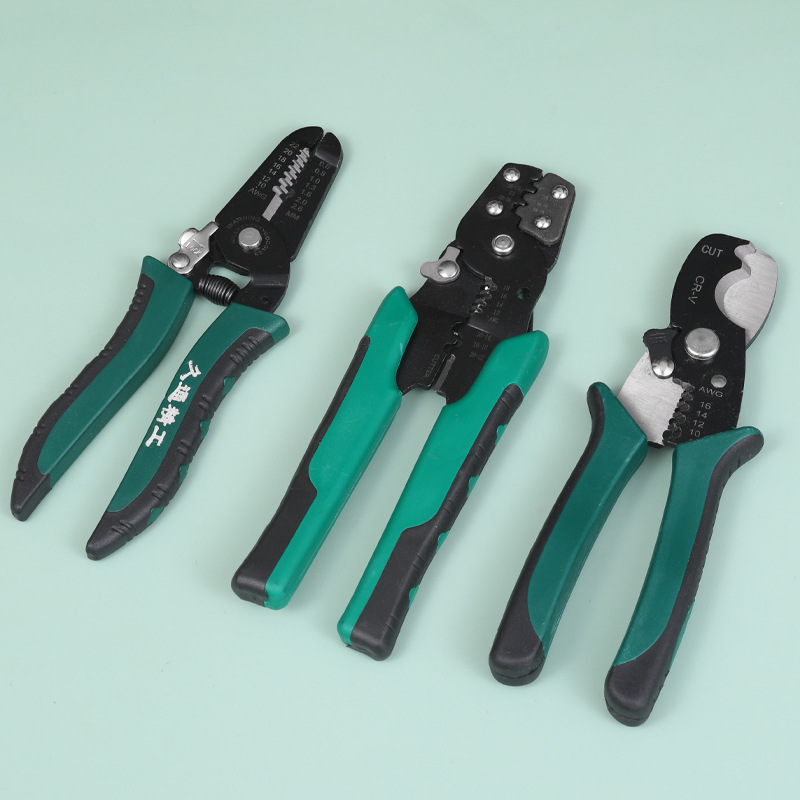 Jiutong multi-función de Pelacables alicates cable de alambre electricista reparación manual alicates herramienta