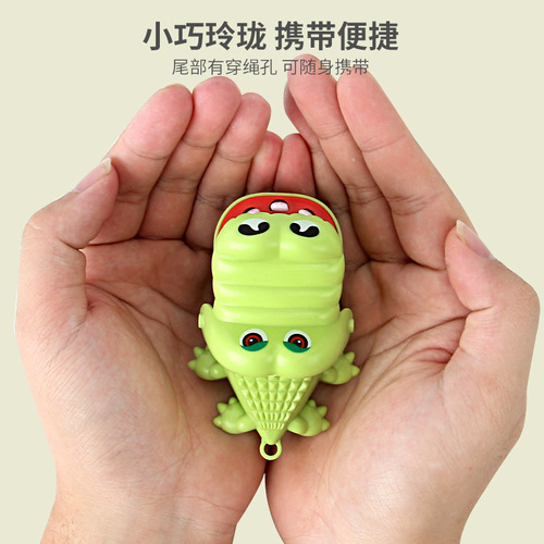 Children's hand-biting toy, mini finger-biting, large-mouthed crocodile tooth extraction, creative biting small toy, decompression trick toy